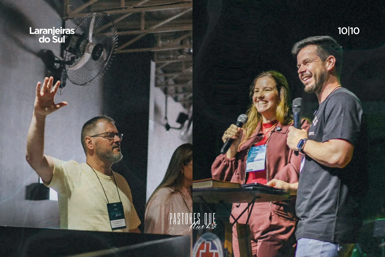 Participantes e mensagens no Regional de Laranjeiras do Sul.