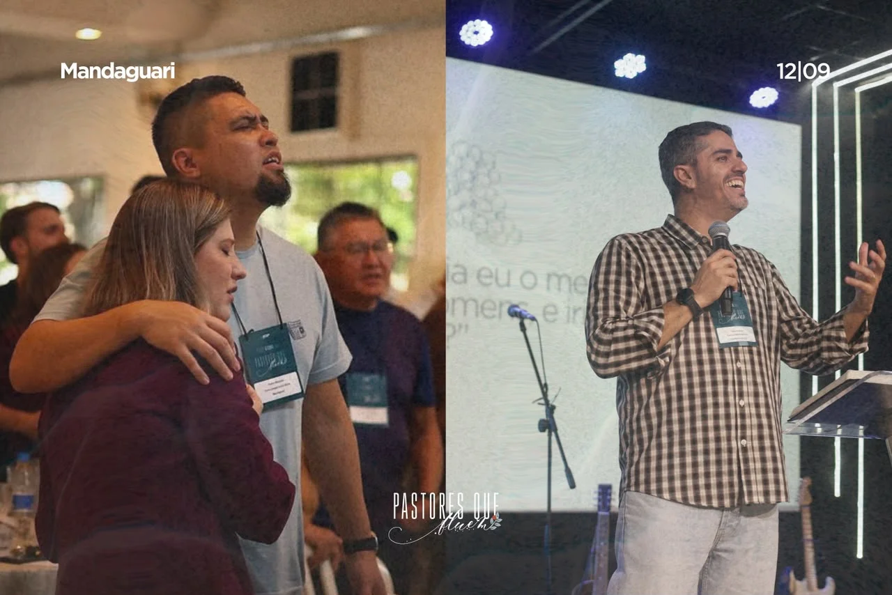 Participantes e mensagem no Regional de Mandaguari.