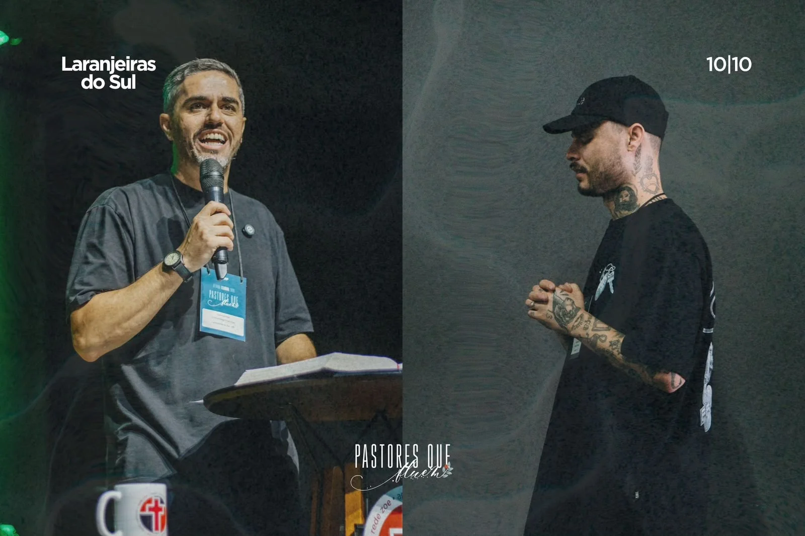 Mensagens e participantes no Regional de Laranjeiras do Sul.